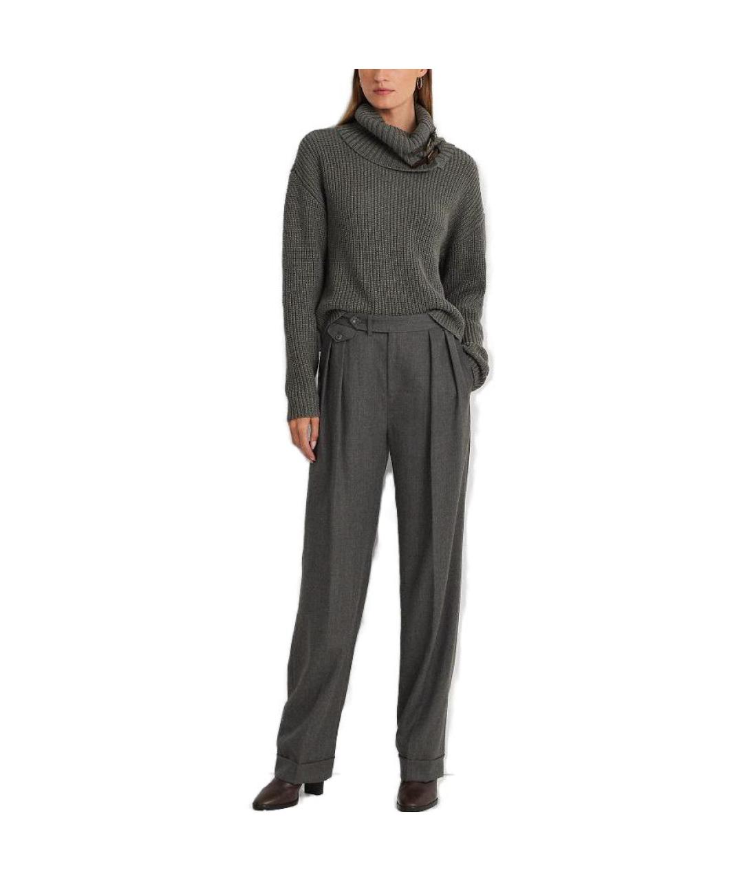 POLO RALPH LAUREN Серый джемпер / свитер, фото 2