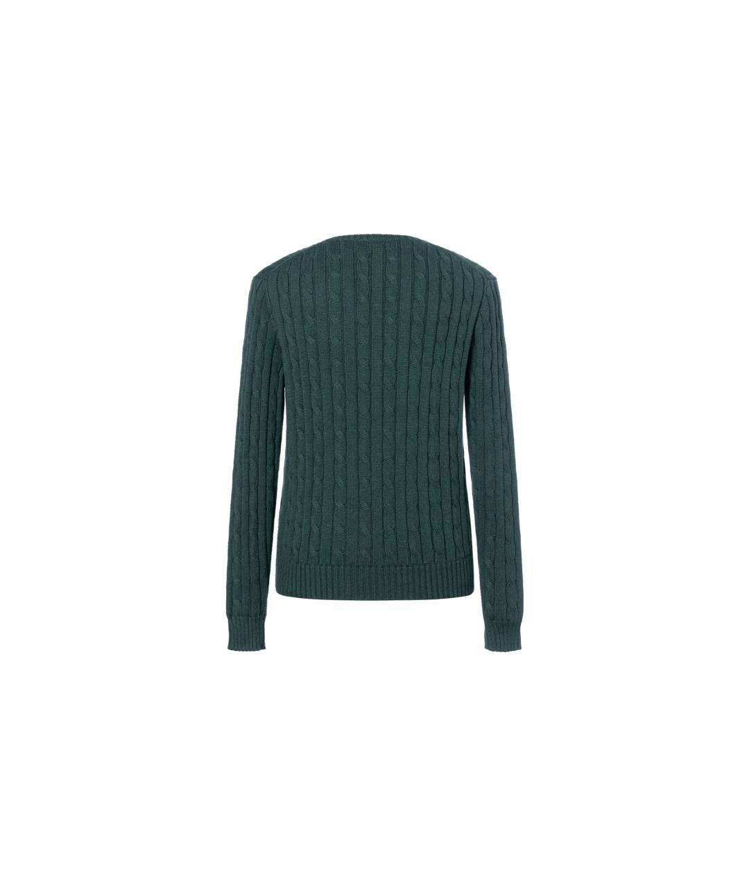 POLO RALPH LAUREN Зеленый джемпер / свитер, фото 2