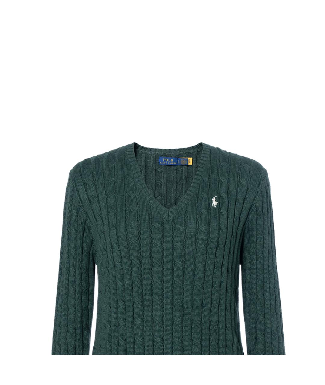 POLO RALPH LAUREN Зеленый джемпер / свитер, фото 6