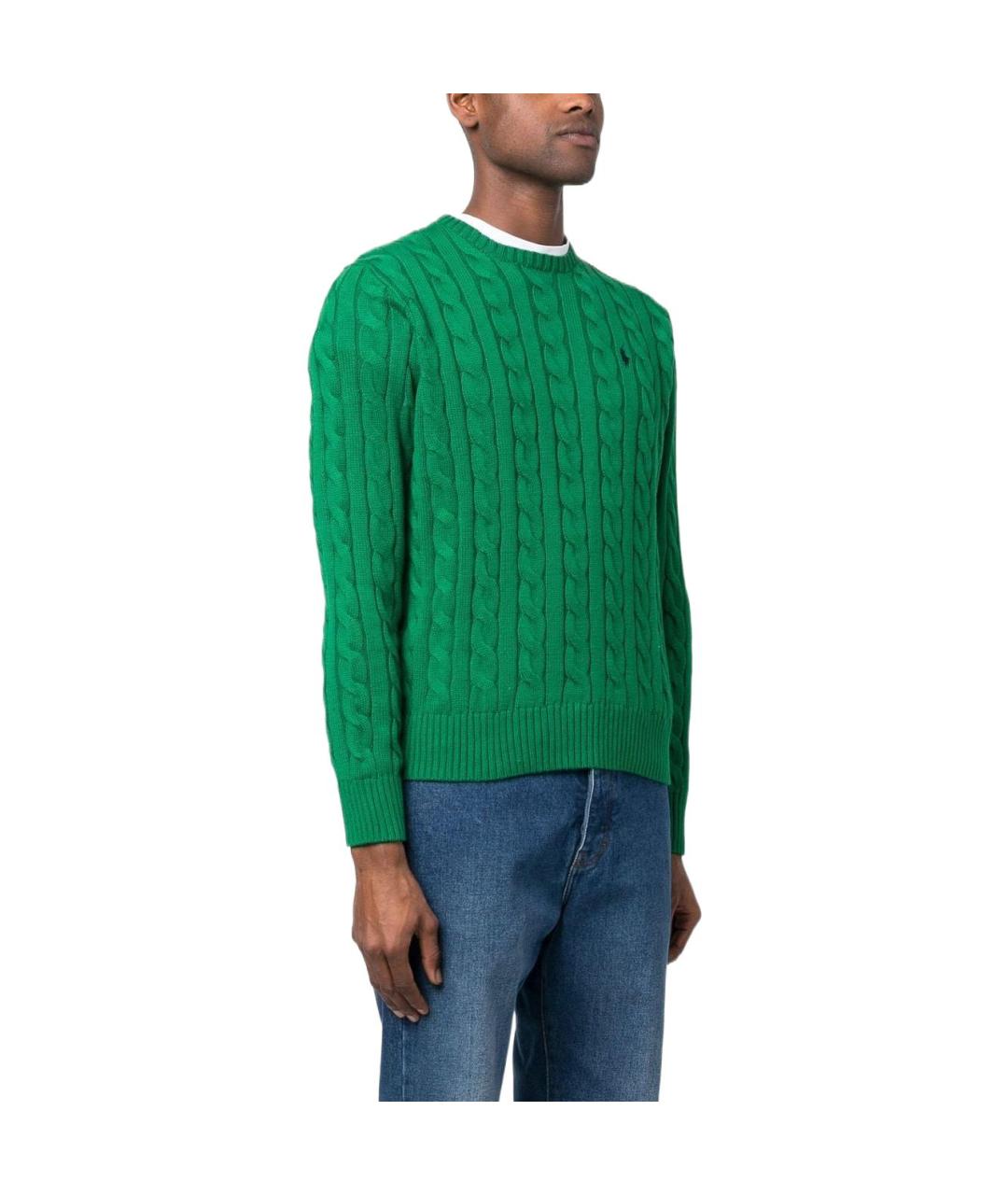 POLO RALPH LAUREN Зеленый джемпер / свитер, фото 6