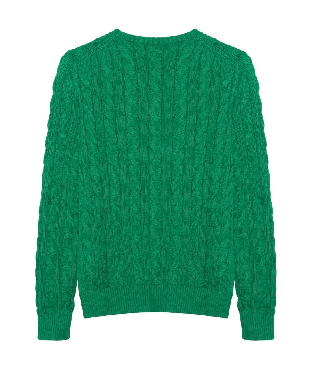 POLO RALPH LAUREN Зеленый джемпер / свитер, фото 2