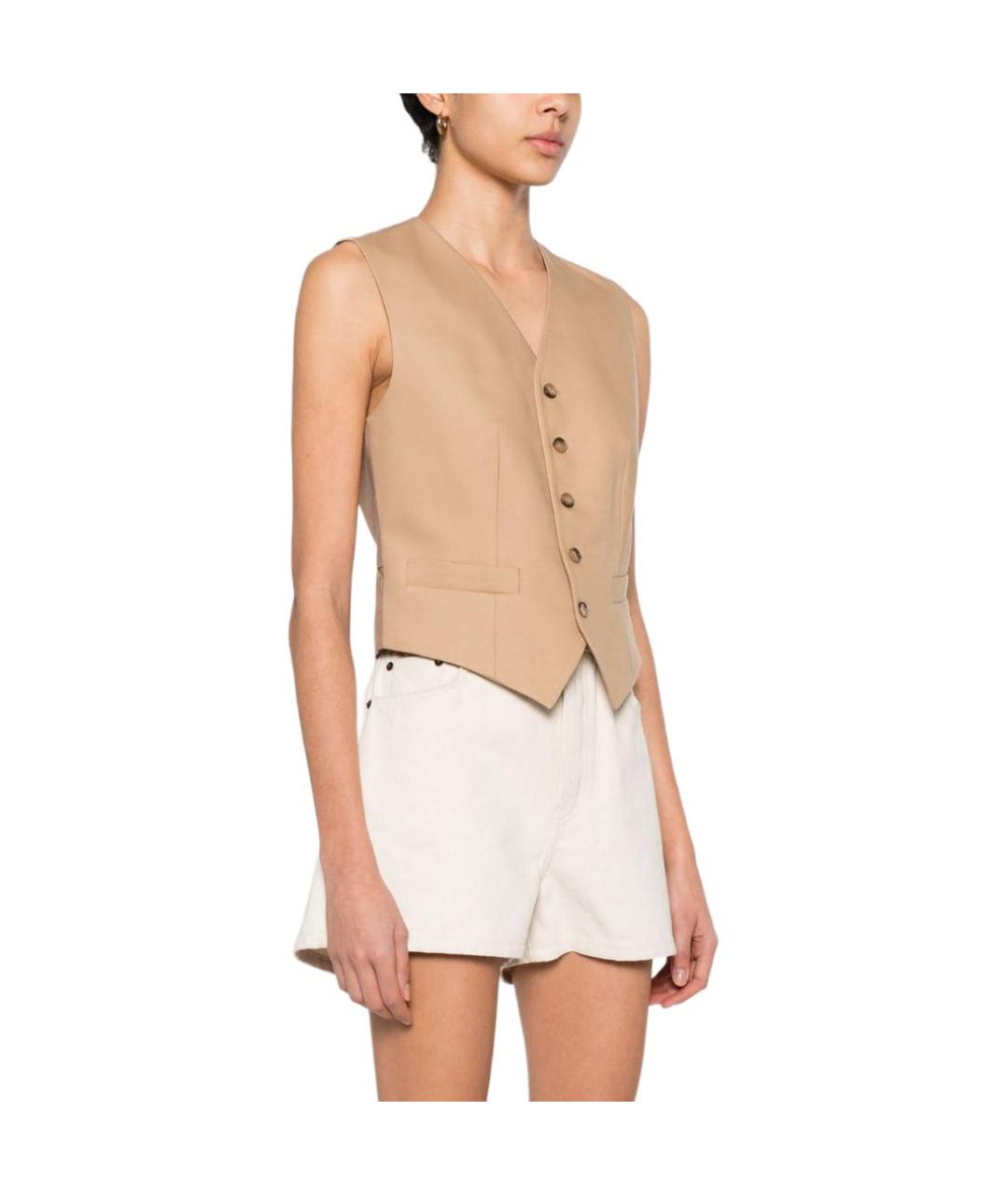 POLO RALPH LAUREN Бежевый жилет, фото 4