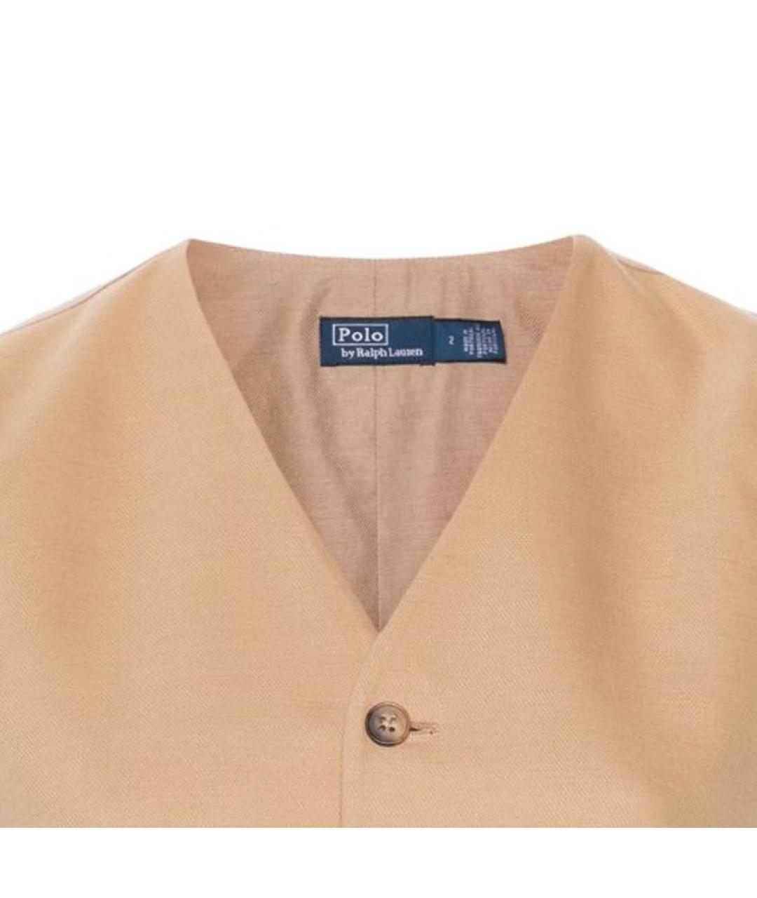 POLO RALPH LAUREN Бежевый жилет, фото 5