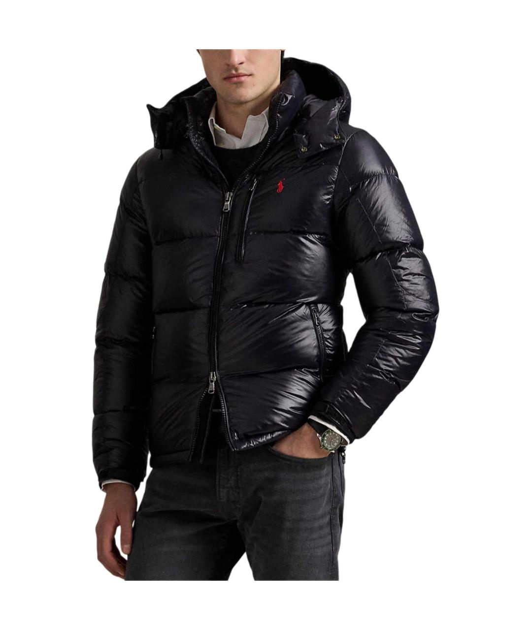 POLO RALPH LAUREN Черная полиамидовая куртка, фото 2