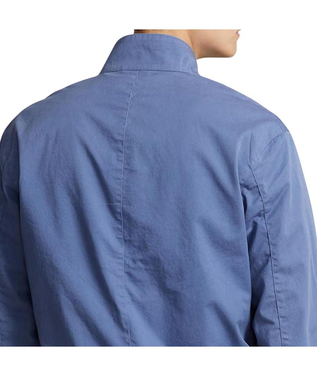 POLO RALPH LAUREN Синяя хлопковая куртка, фото 5