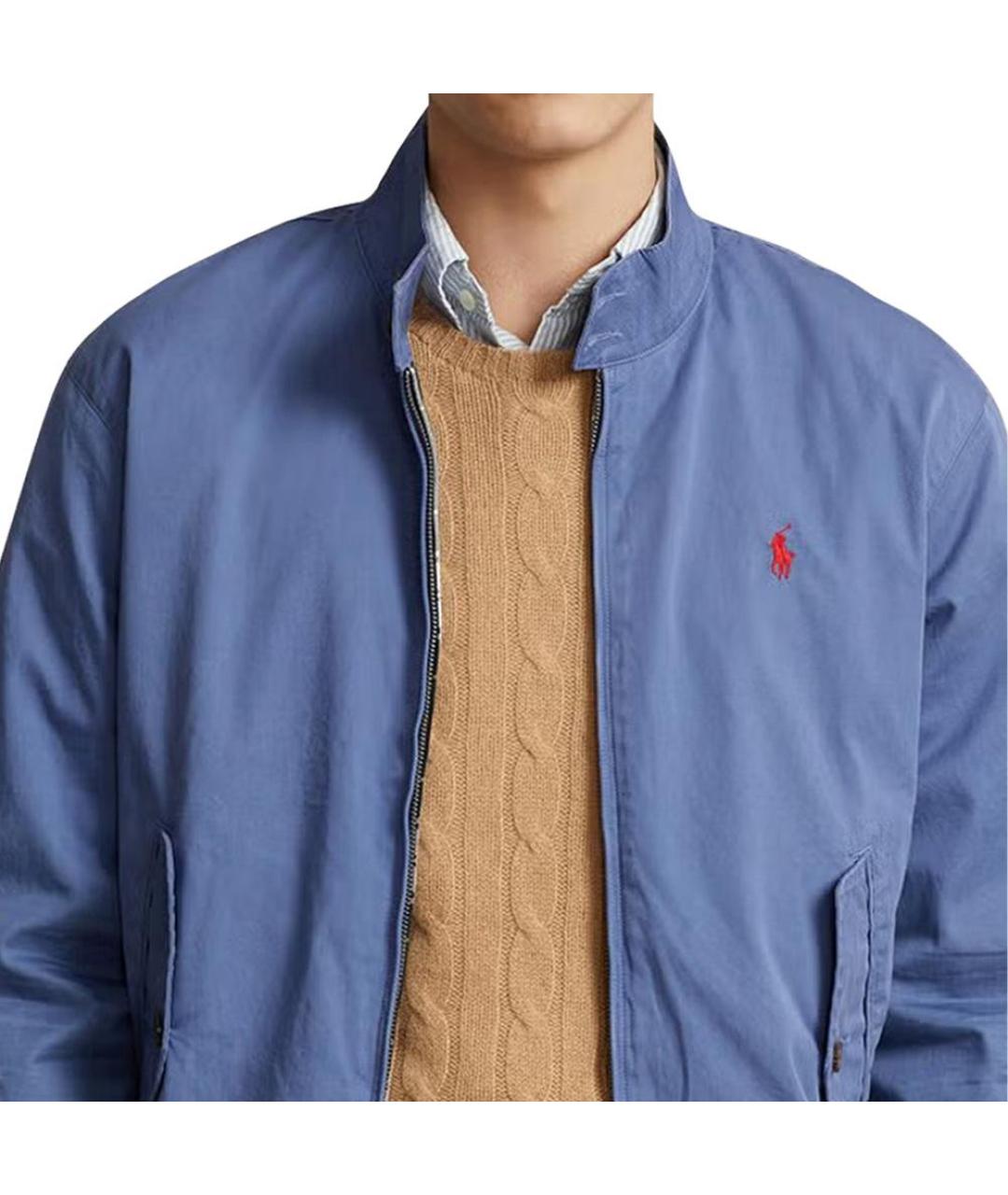 POLO RALPH LAUREN Синяя хлопковая куртка, фото 4