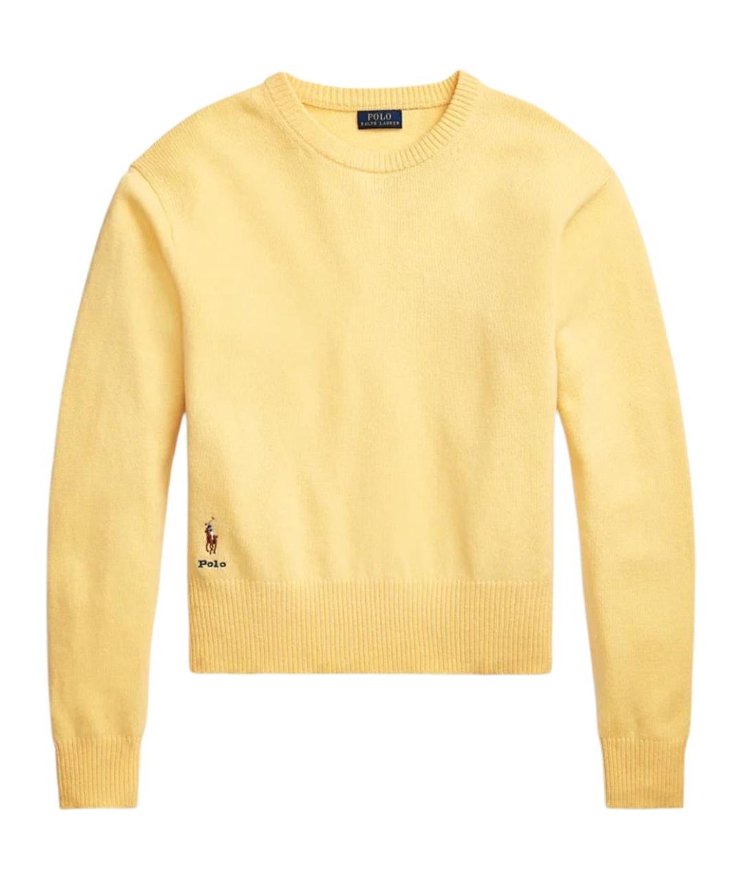POLO RALPH LAUREN Желтый джемпер / свитер, фото 1