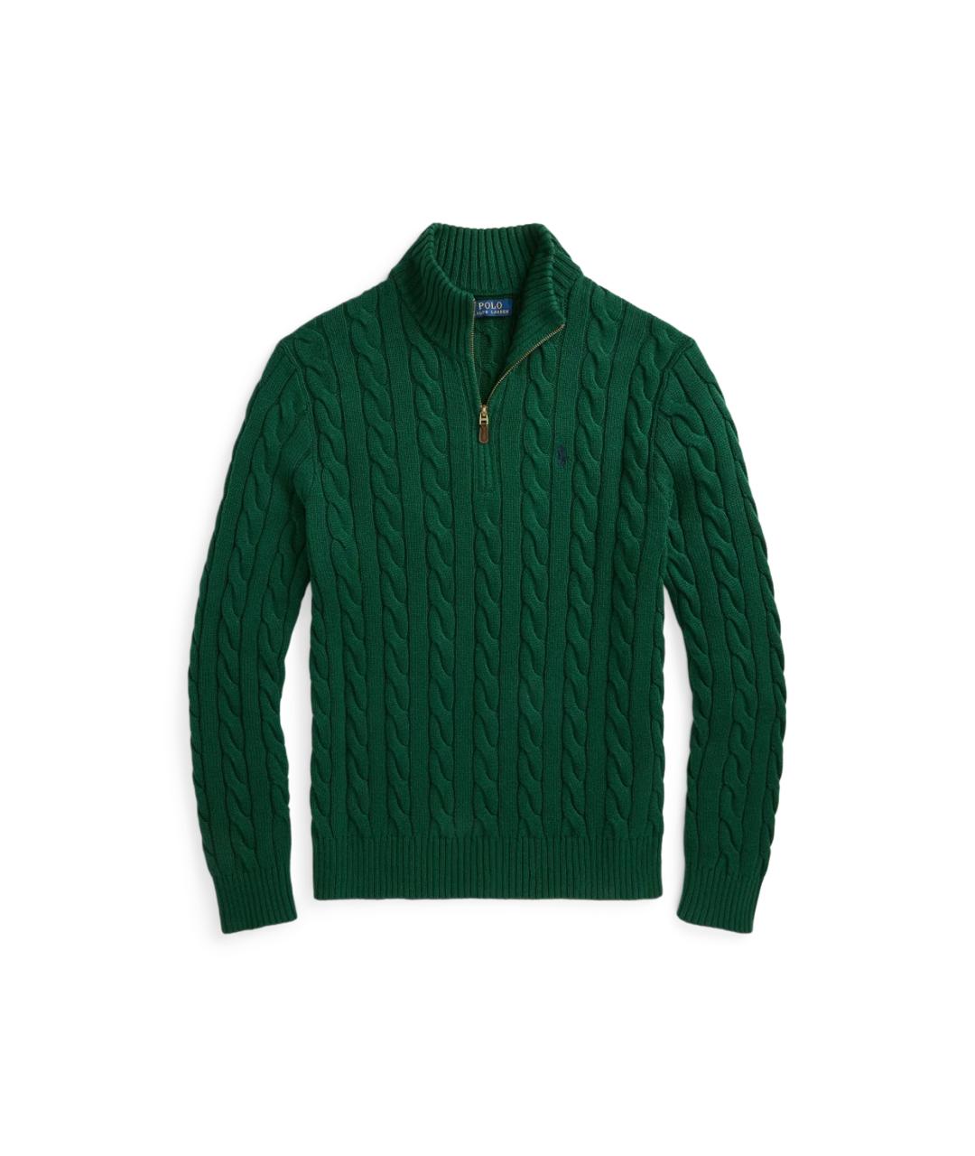 POLO RALPH LAUREN Зеленый джемпер / свитер, фото 7