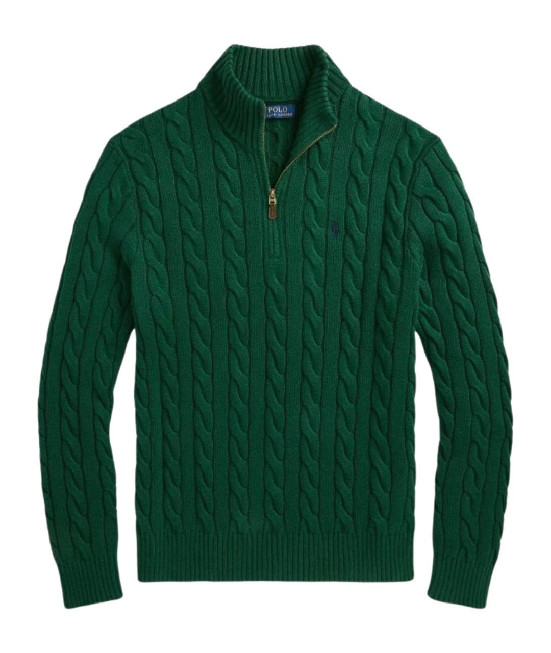 POLO RALPH LAUREN Зеленый джемпер / свитер, фото 1