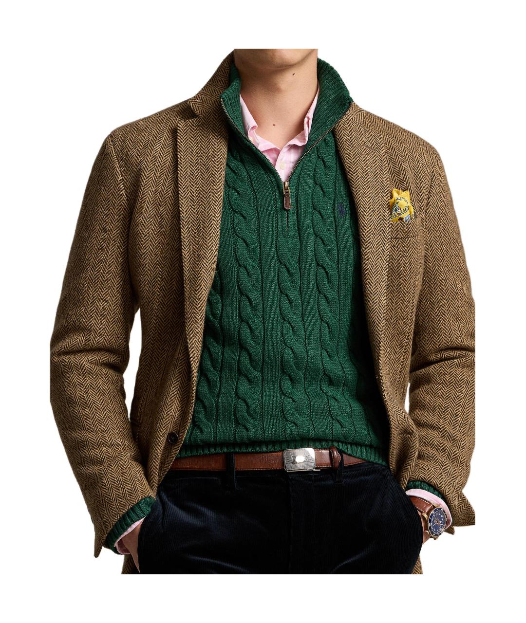 POLO RALPH LAUREN Зеленый джемпер / свитер, фото 5