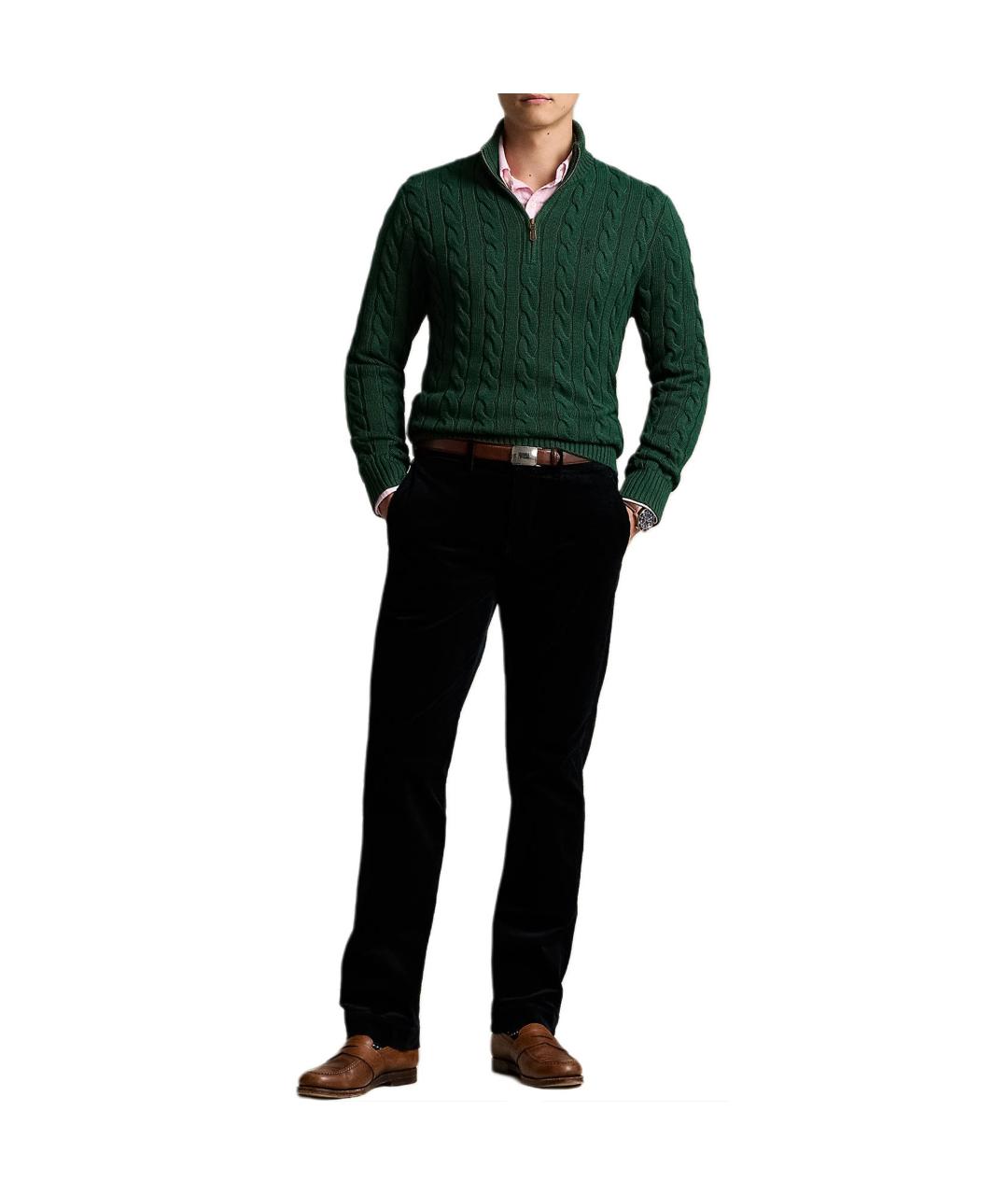 POLO RALPH LAUREN Зеленый джемпер / свитер, фото 4