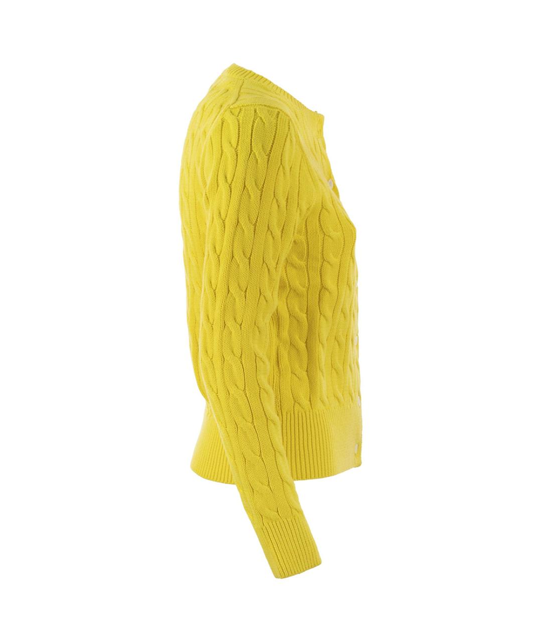 POLO RALPH LAUREN Желтый шерстяной джемпер / свитер, фото 3