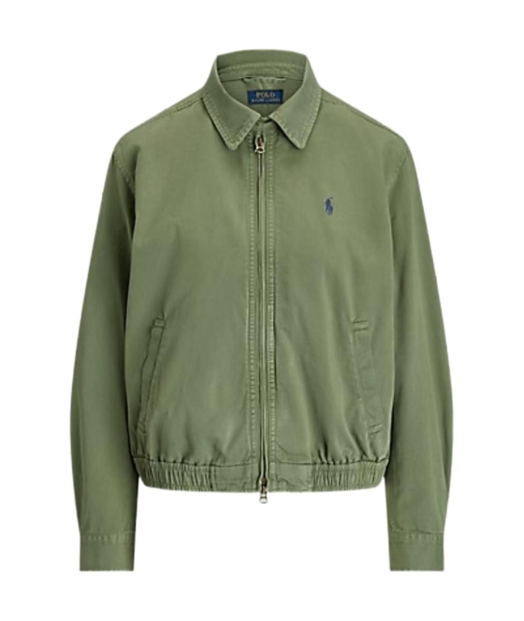 POLO RALPH LAUREN Зеленая хлопковая куртка, фото 1