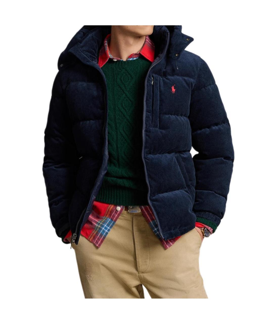 POLO RALPH LAUREN Синий пуховик, фото 2