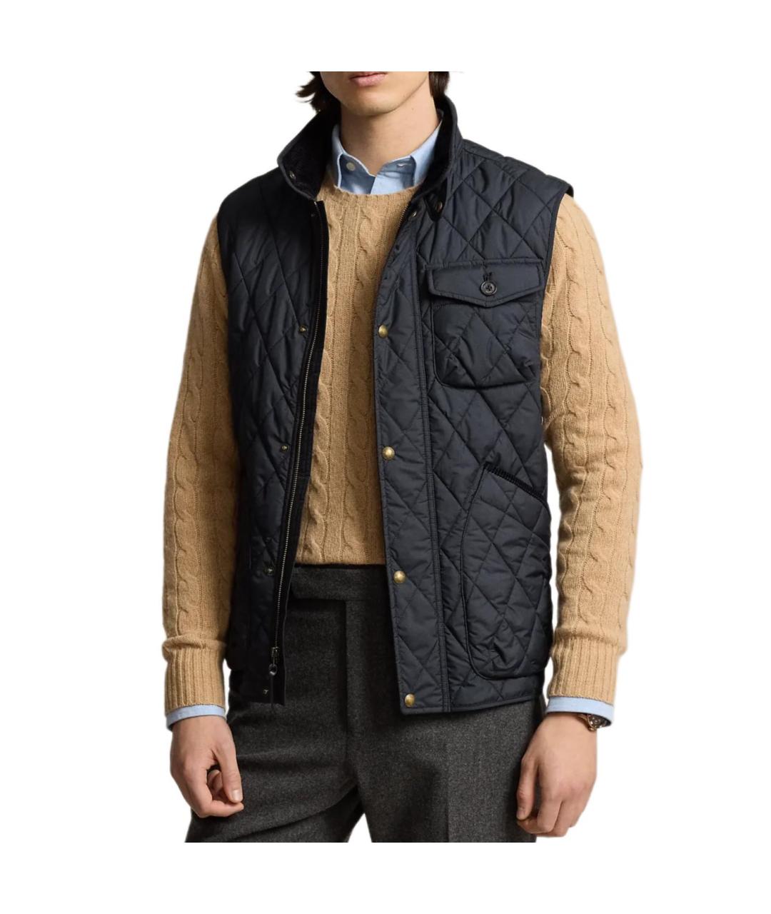 POLO RALPH LAUREN Черный жилет, фото 3