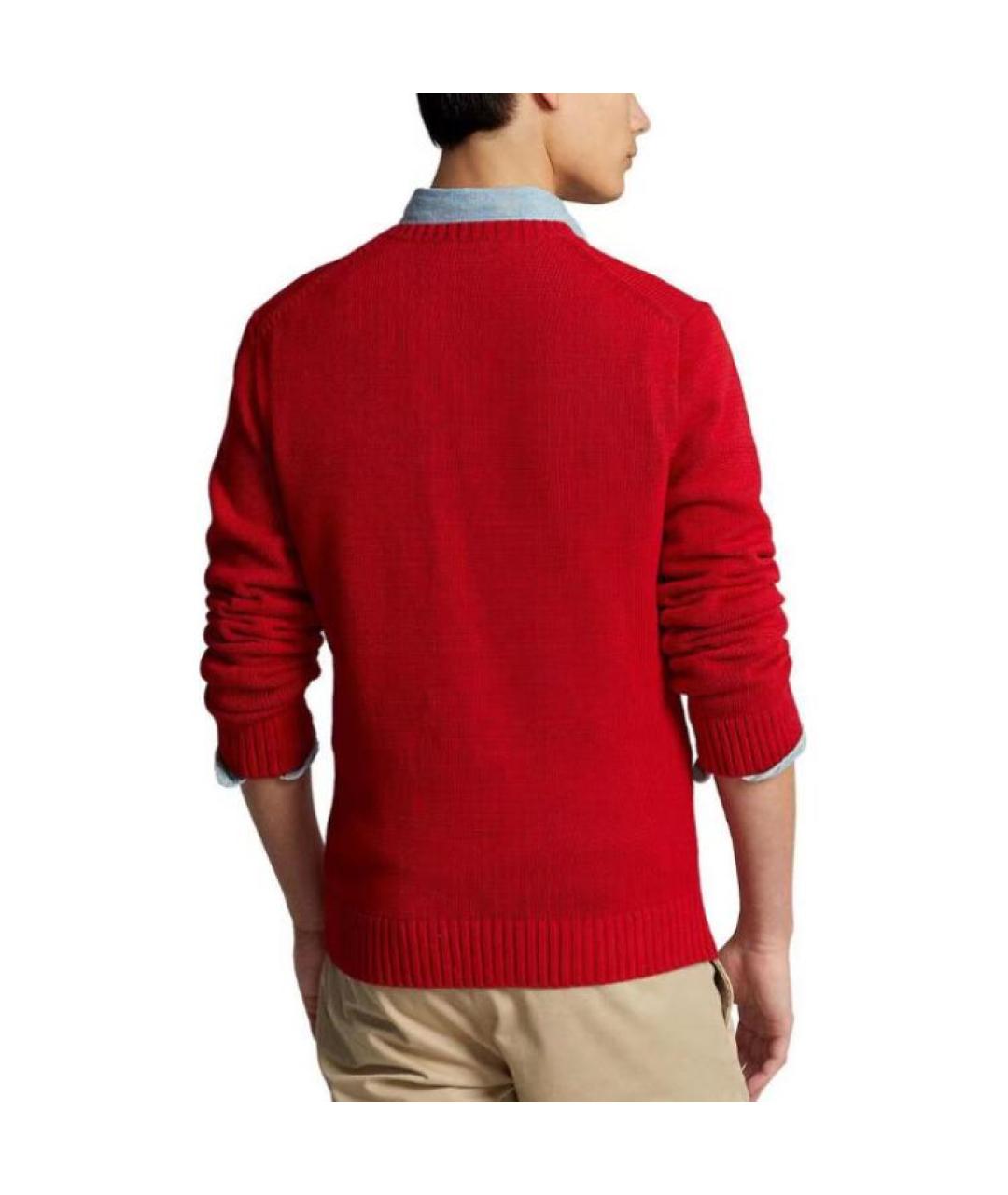 POLO RALPH LAUREN Красный джемпер / свитер, фото 3