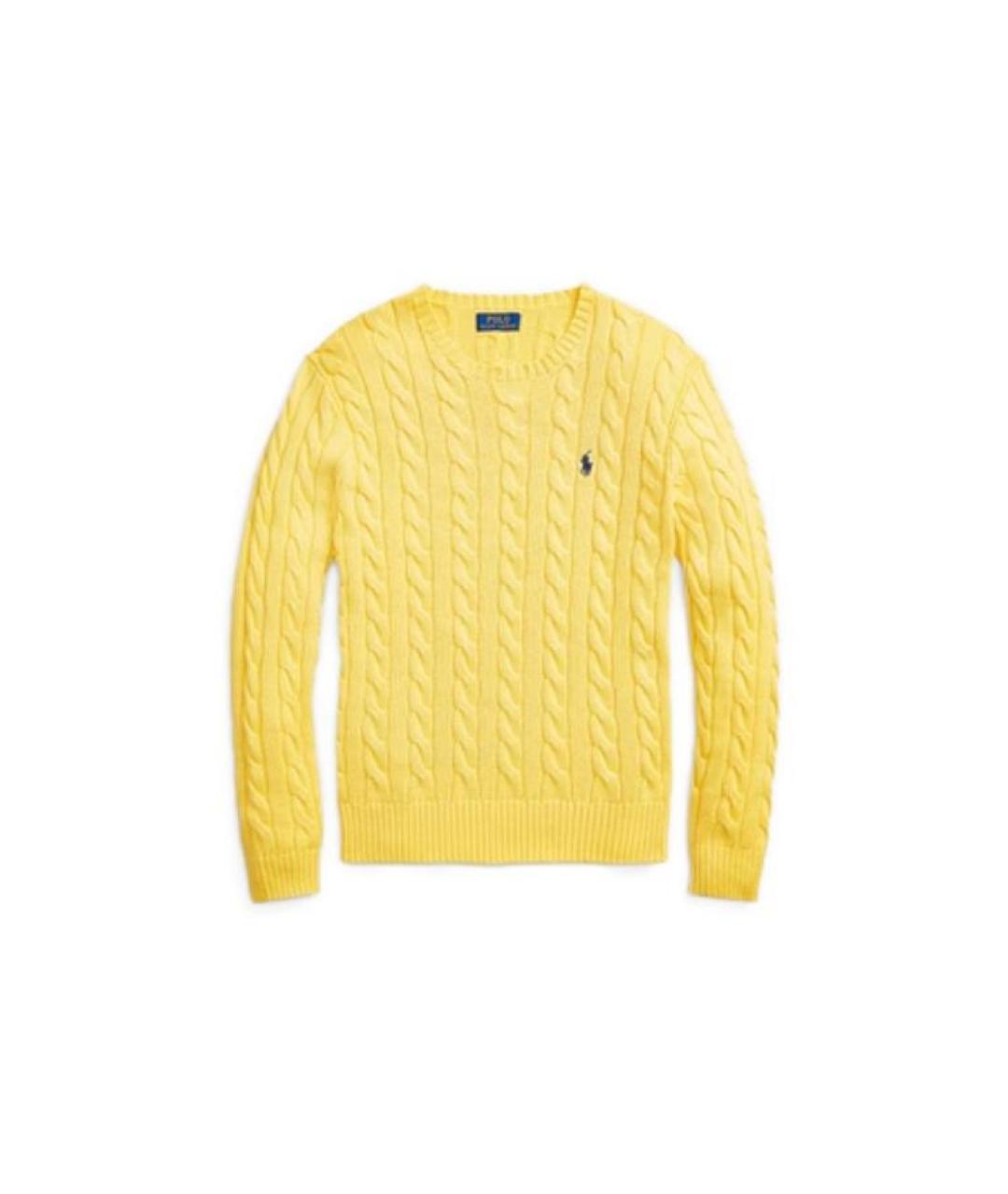 POLO RALPH LAUREN Желтый джемпер / свитер, фото 2