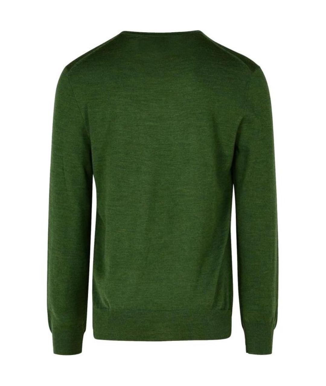 POLO RALPH LAUREN Зеленый джемпер / свитер, фото 2