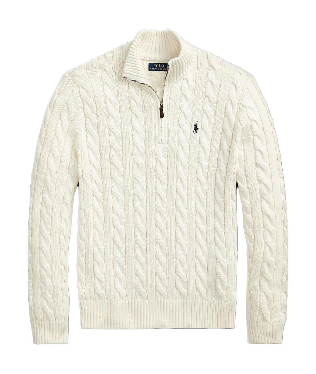 POLO RALPH LAUREN Белый джемпер / свитер, фото 1