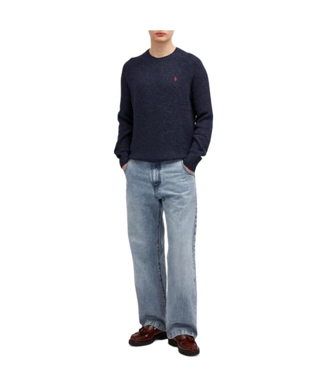 POLO RALPH LAUREN Темно-синий джемпер / свитер, фото 2