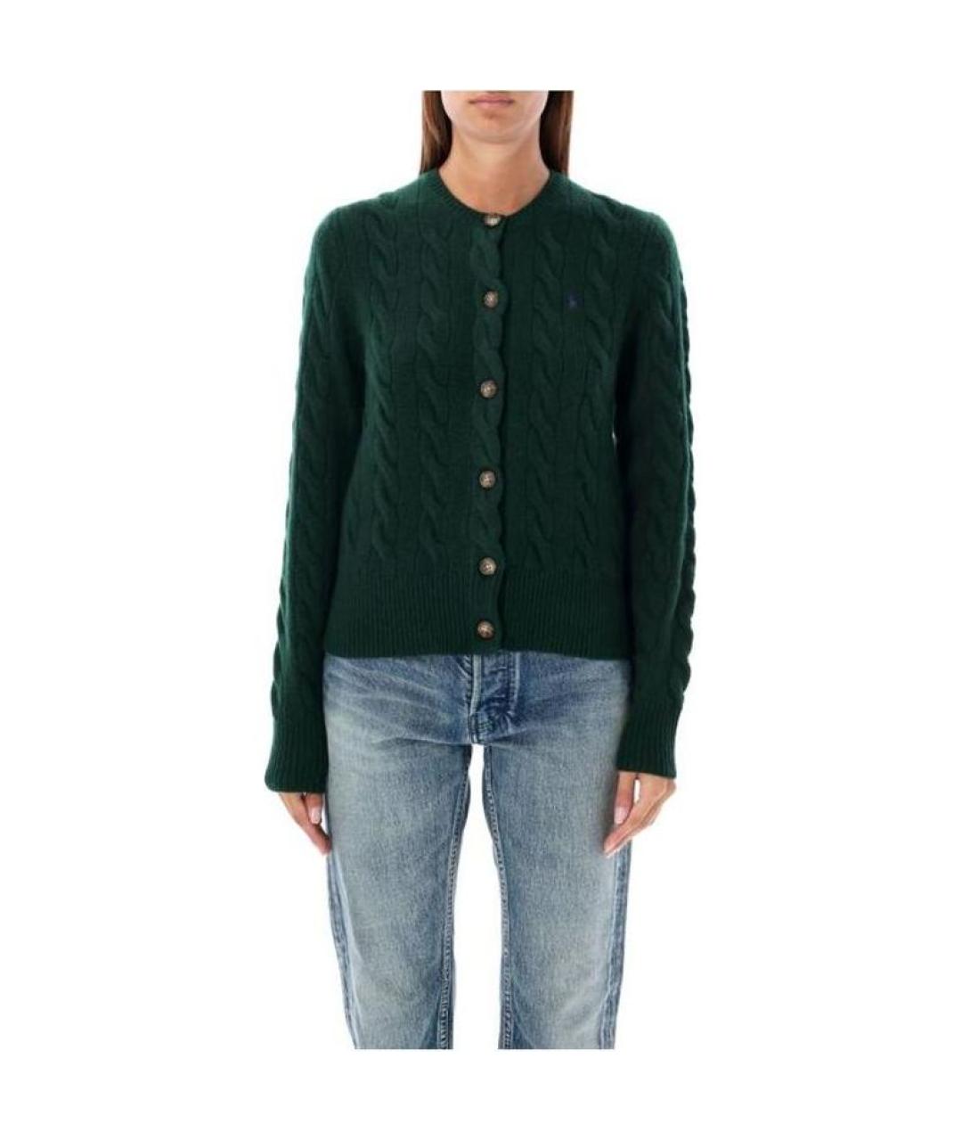 POLO RALPH LAUREN Зеленый джемпер / свитер, фото 3