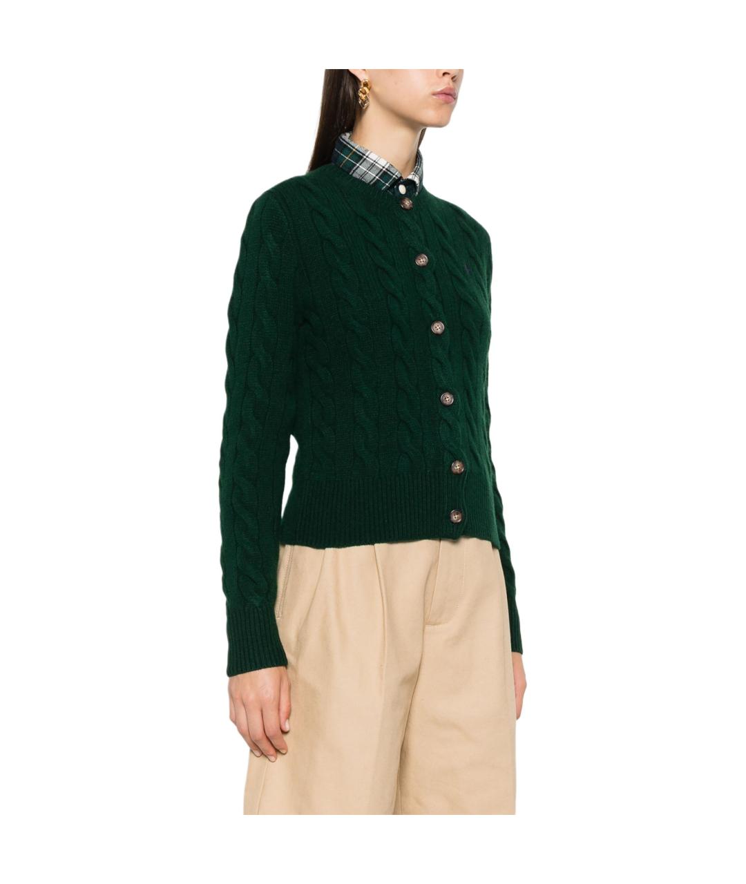 POLO RALPH LAUREN Зеленый джемпер / свитер, фото 4