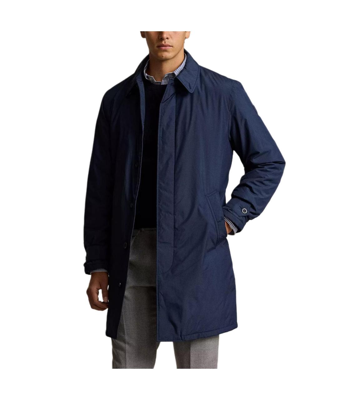 POLO RALPH LAUREN Темно-синее пальто, фото 3