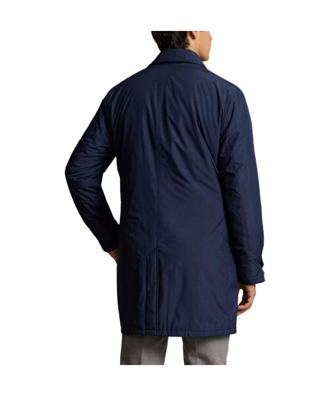 POLO RALPH LAUREN Темно-синее пальто, фото 4