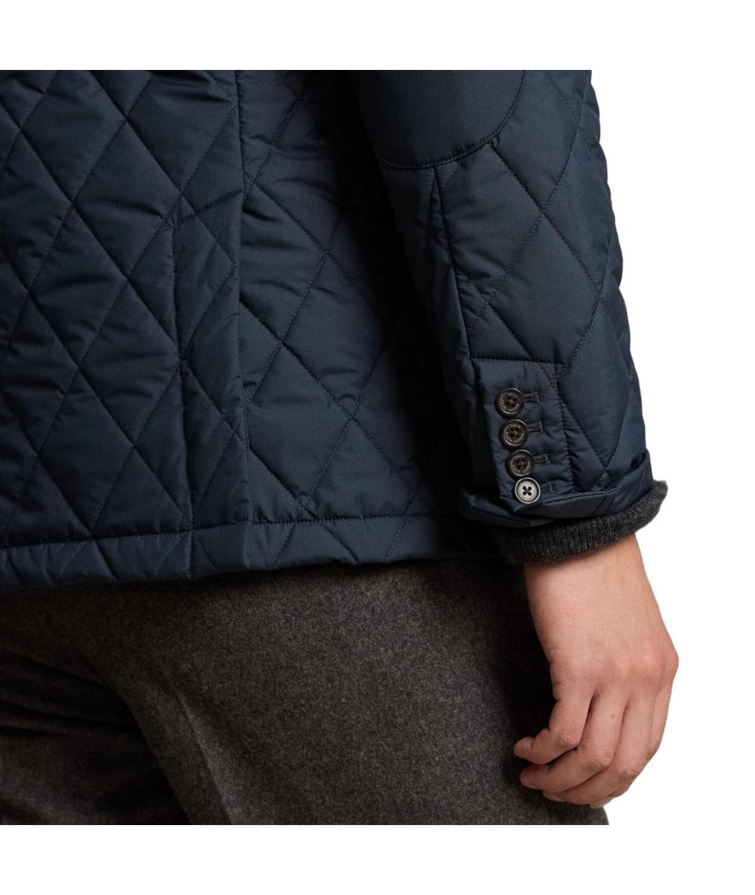 POLO RALPH LAUREN Синяя полиамидовая куртка, фото 5