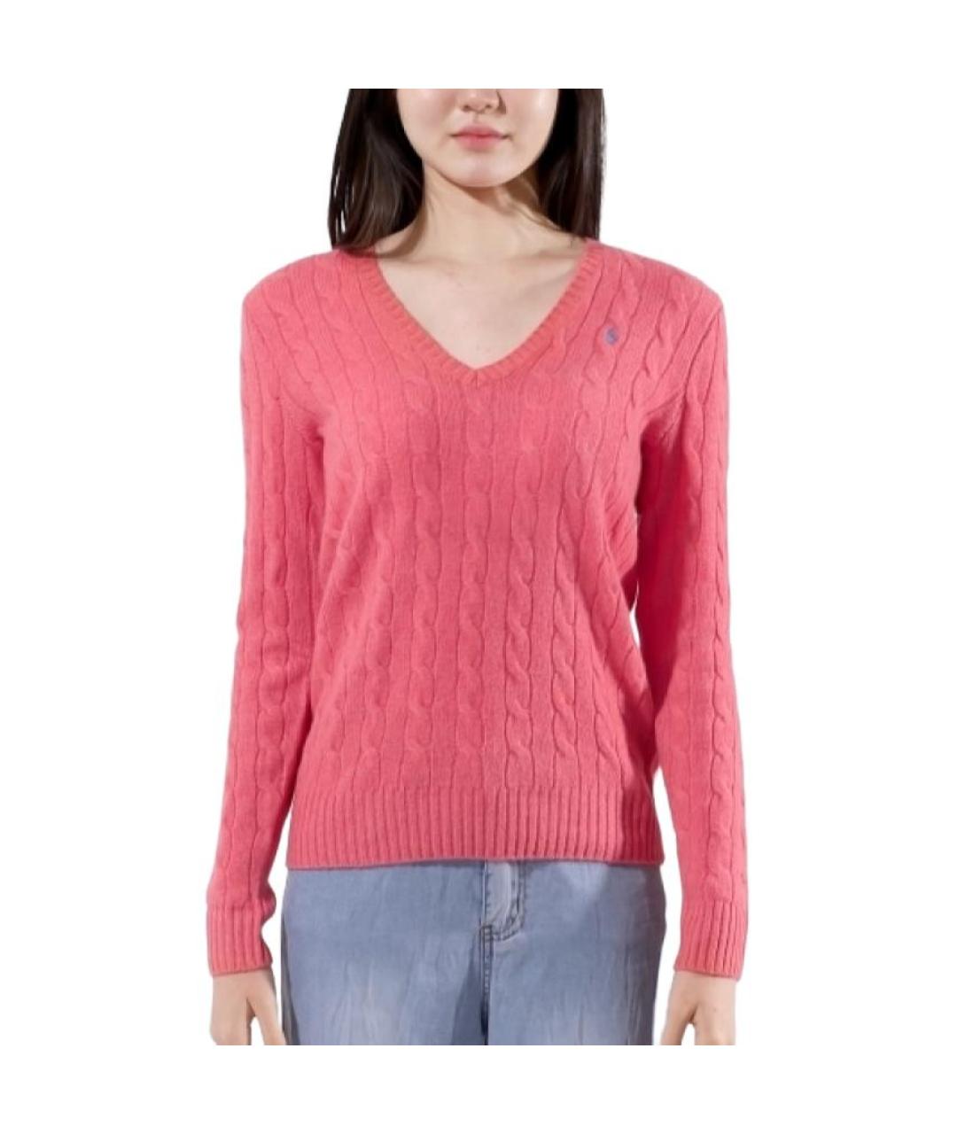 POLO RALPH LAUREN Розовый джемпер / свитер, фото 2