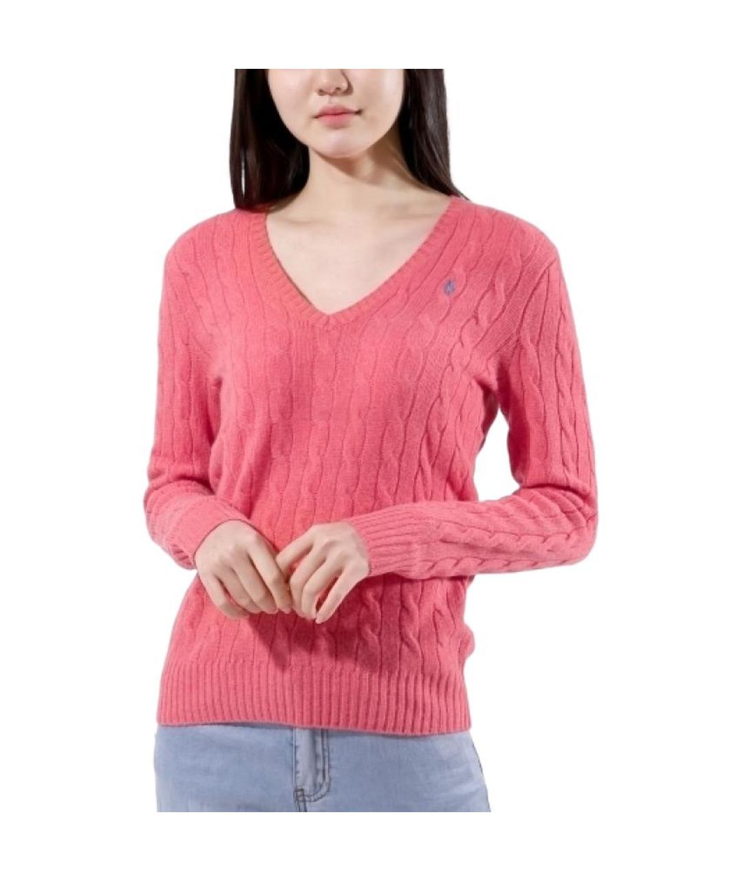 POLO RALPH LAUREN Розовый джемпер / свитер, фото 3