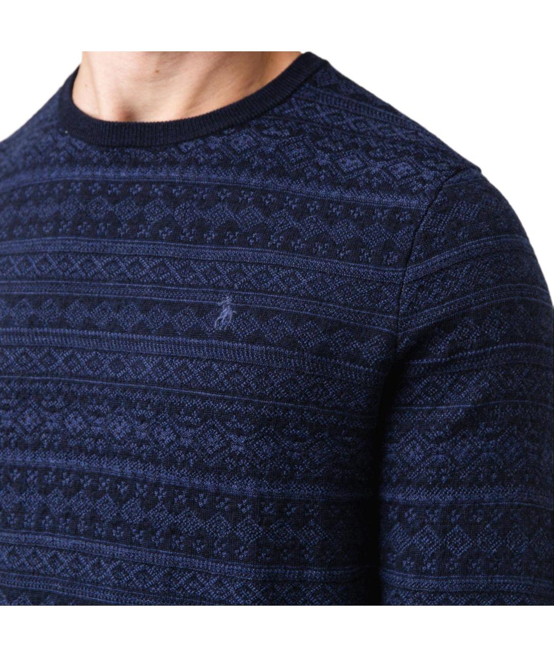 POLO RALPH LAUREN Темно-синий джемпер / свитер, фото 5