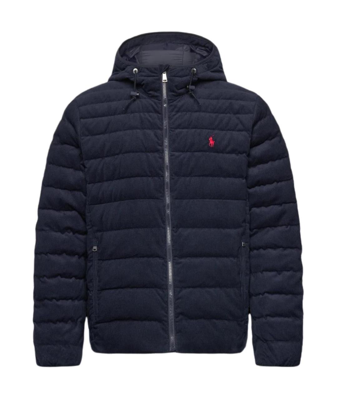 POLO RALPH LAUREN Синяя полиамидовая куртка, фото 1