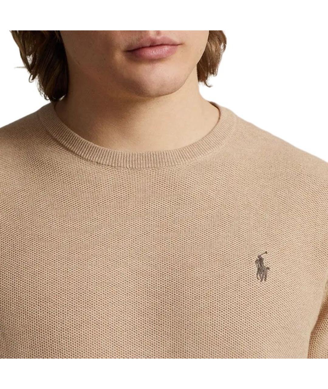 POLO RALPH LAUREN Коричневый джемпер / свитер, фото 2
