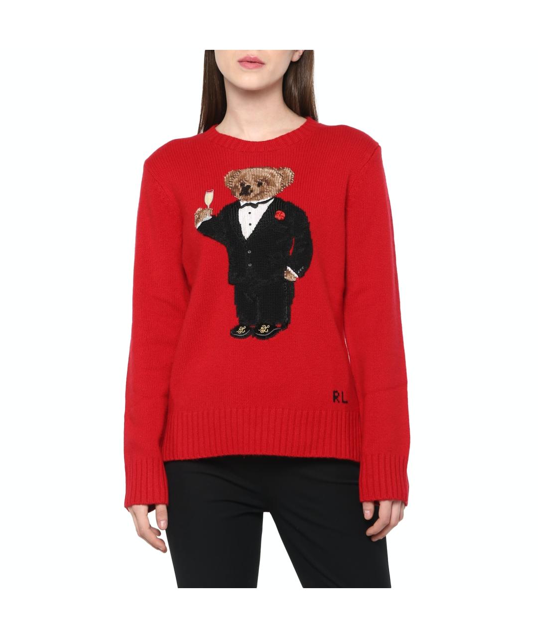 POLO RALPH LAUREN Красный джемпер / свитер, фото 5