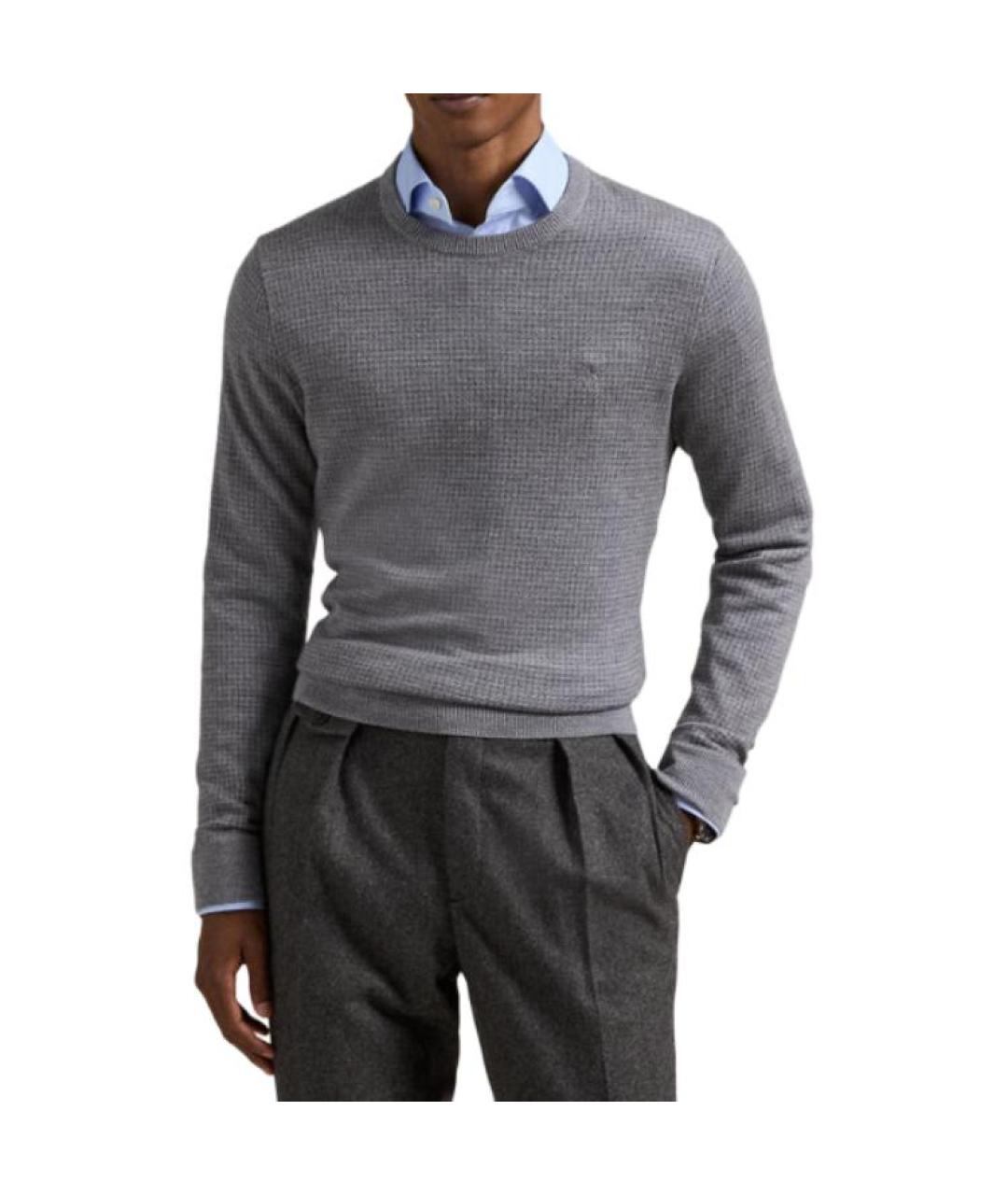 POLO RALPH LAUREN Серый джемпер / свитер, фото 3