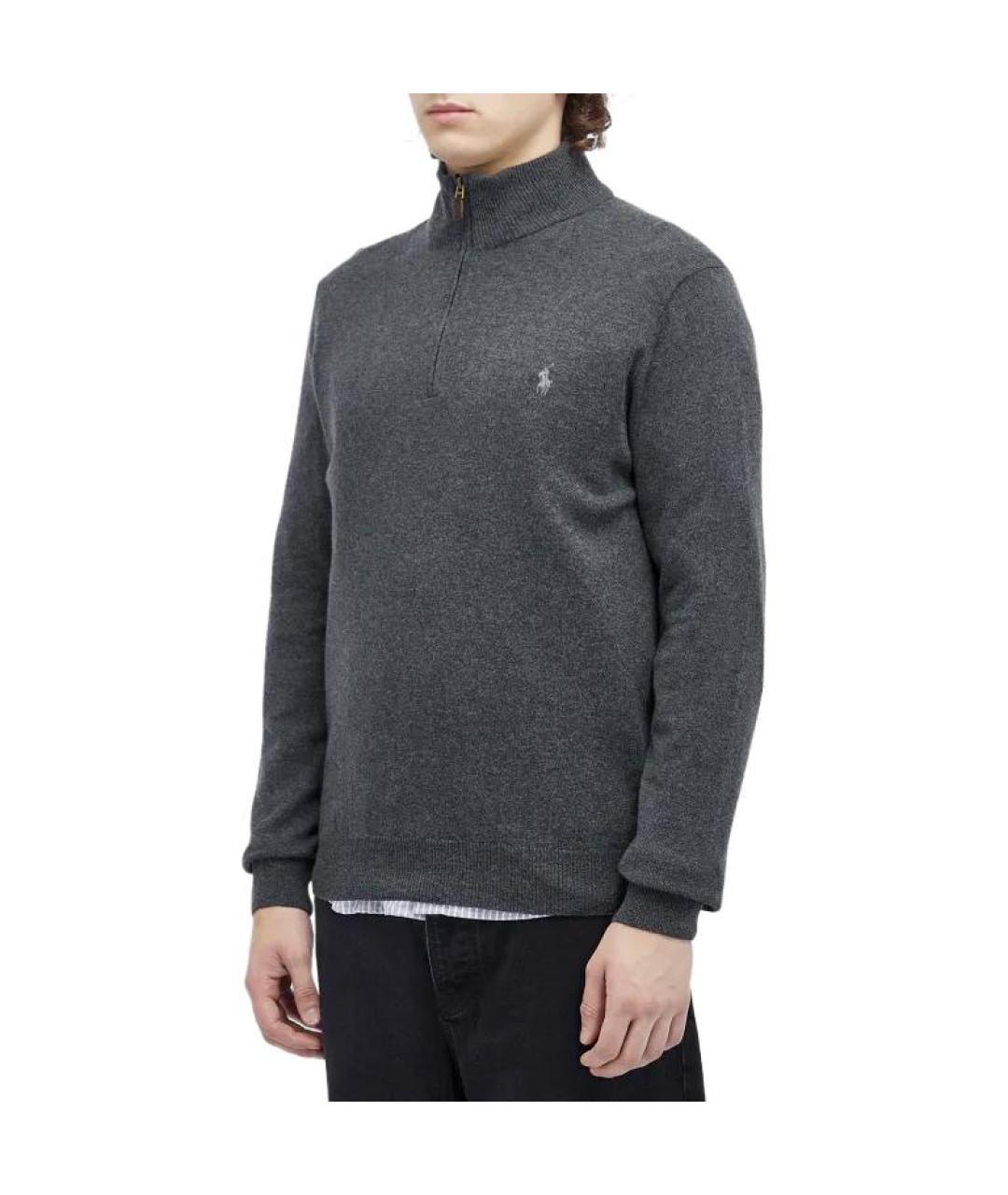 POLO RALPH LAUREN Серый джемпер / свитер, фото 4