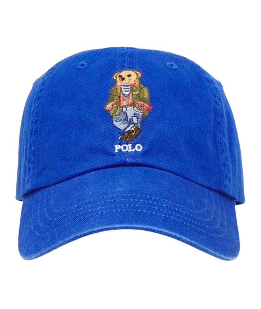 POLO RALPH LAUREN Синяя хлопковая кепка, фото 2