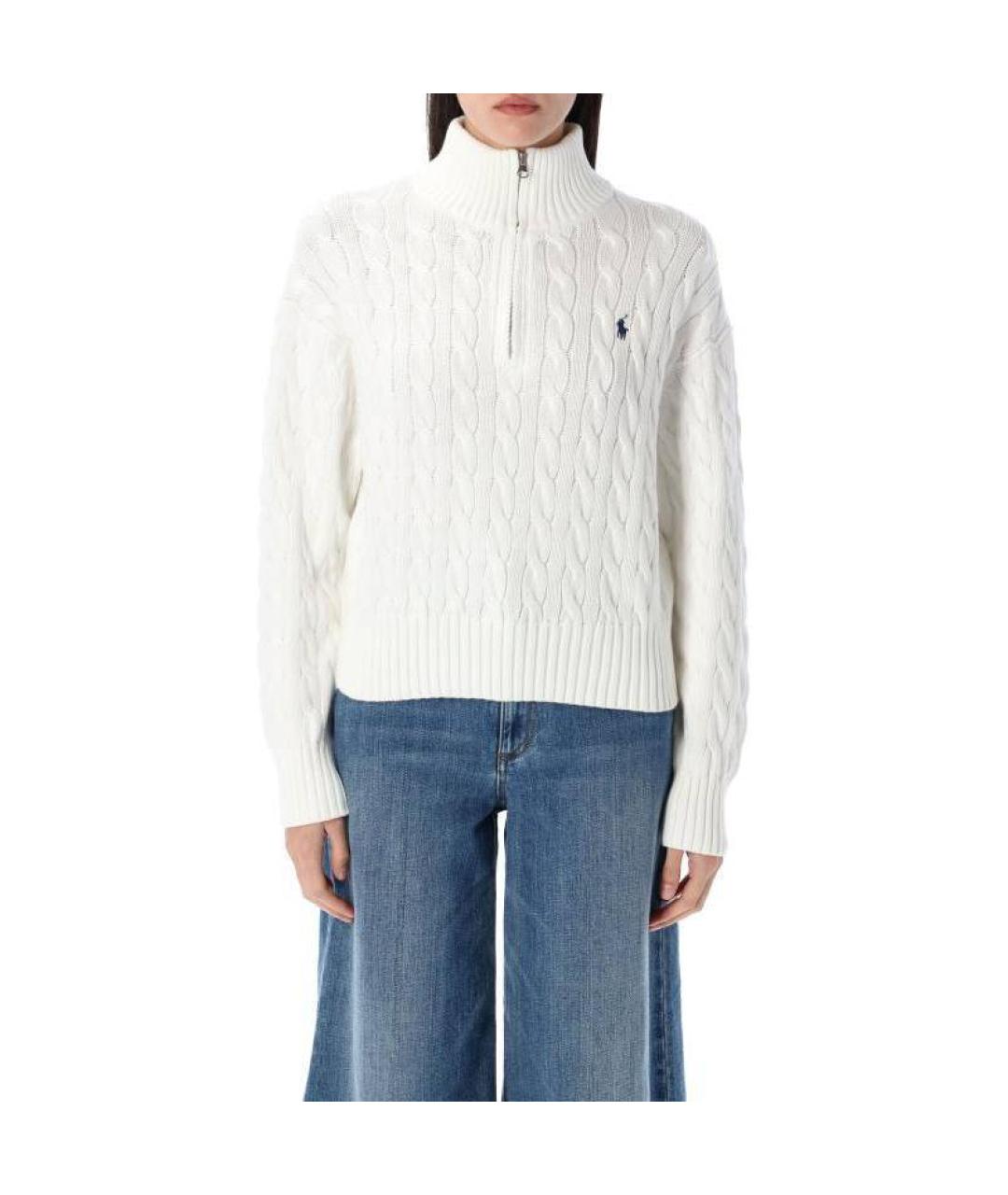 POLO RALPH LAUREN Белый джемпер / свитер, фото 3