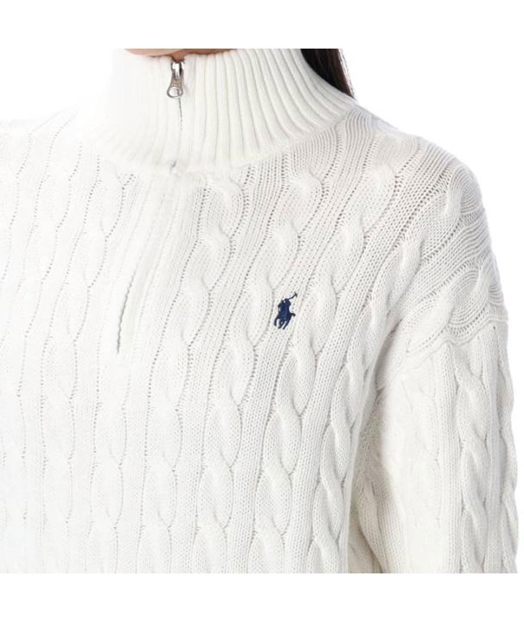 POLO RALPH LAUREN Белый джемпер / свитер, фото 5