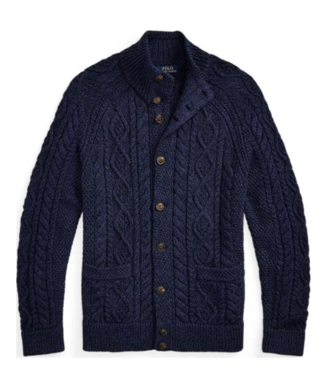 POLO RALPH LAUREN Темно-синий кардиган, фото 1