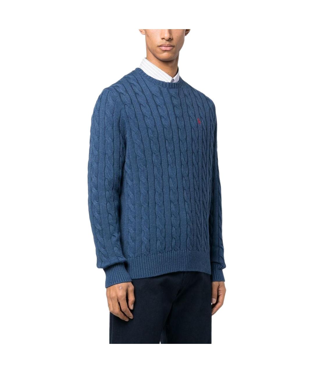 POLO RALPH LAUREN Синий джемпер / свитер, фото 4