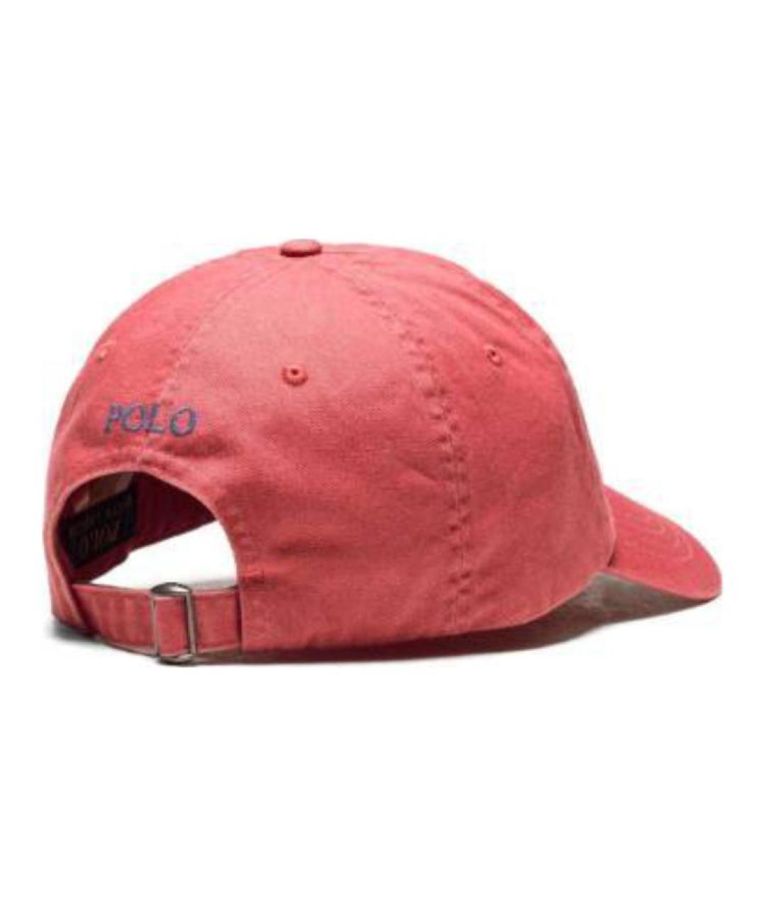 POLO RALPH LAUREN Розовая хлопковая кепка/бейсболка, фото 3