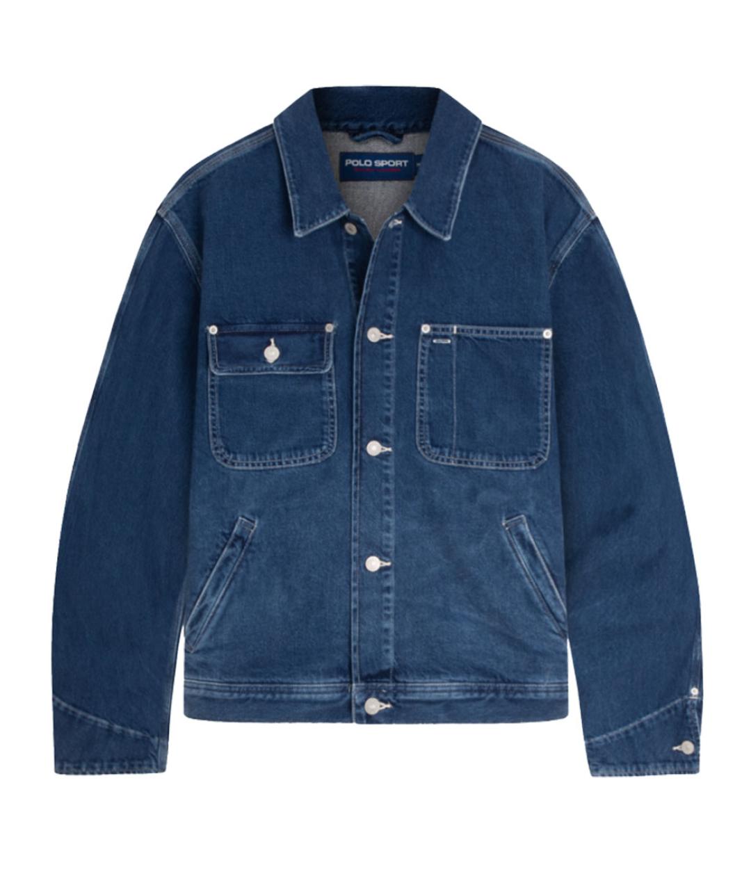 POLO RALPH LAUREN Синяя хлопковая куртка, фото 1