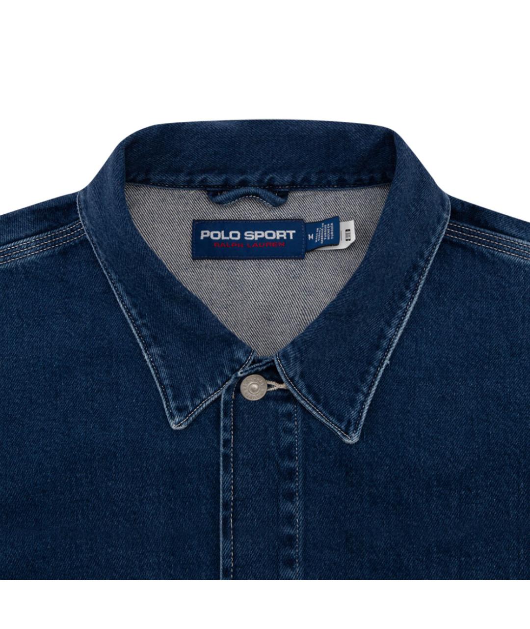 POLO RALPH LAUREN Синяя хлопковая куртка, фото 3