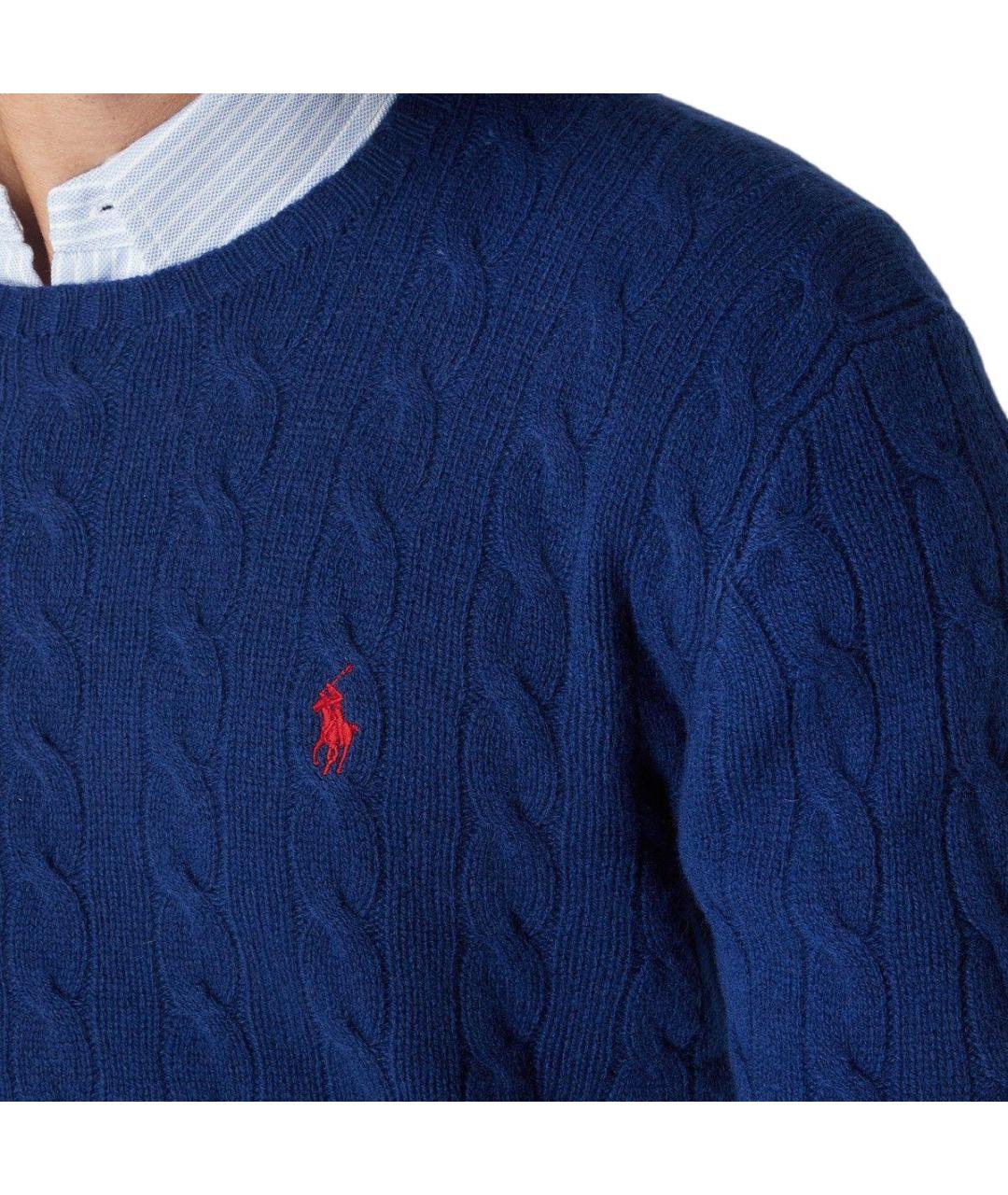 POLO RALPH LAUREN Синий джемпер / свитер, фото 5