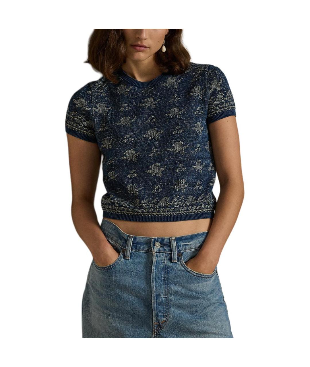 POLO RALPH LAUREN Темно-синий джемпер / свитер, фото 3