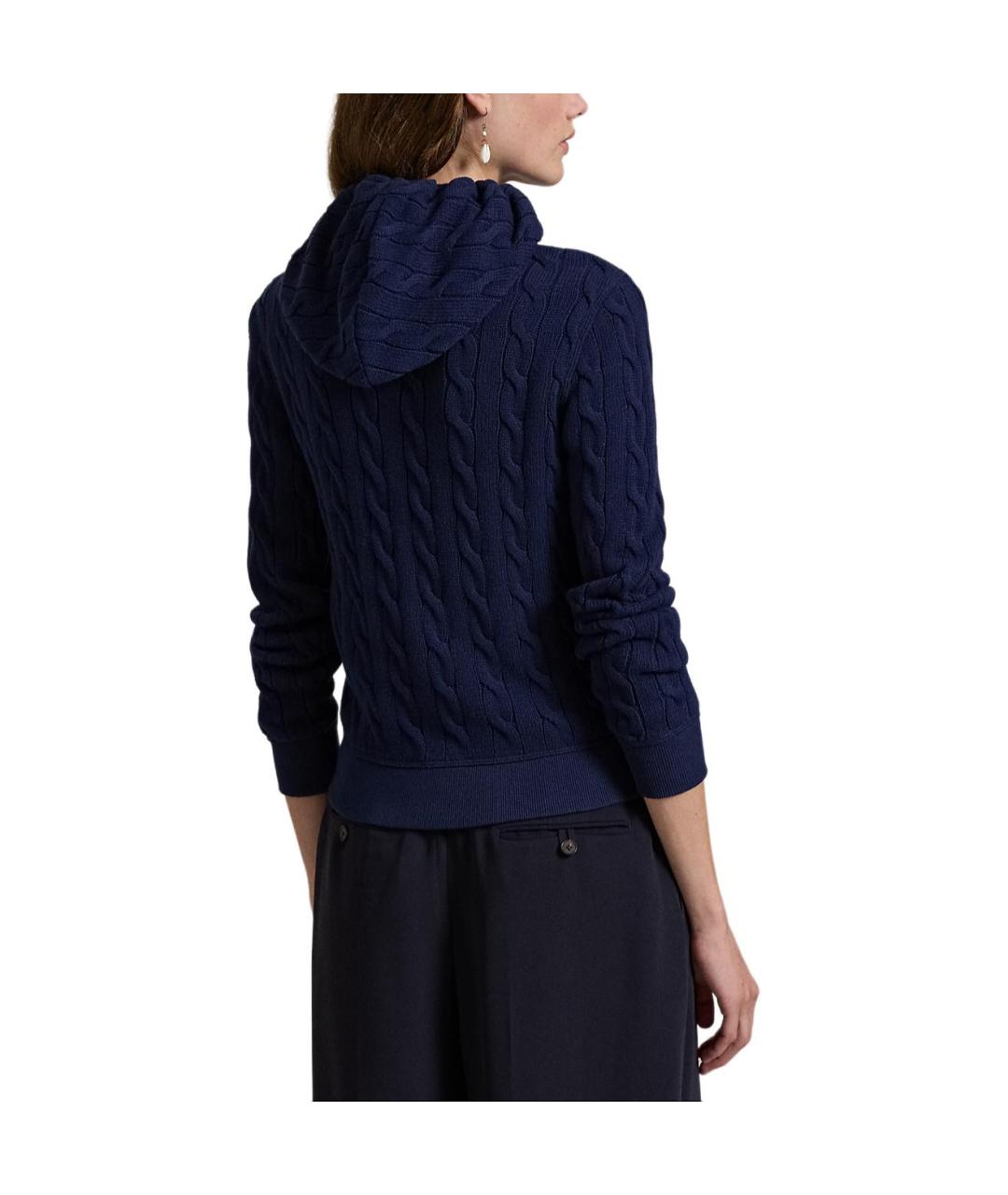 POLO RALPH LAUREN Синий шерстяной джемпер / свитер, фото 4