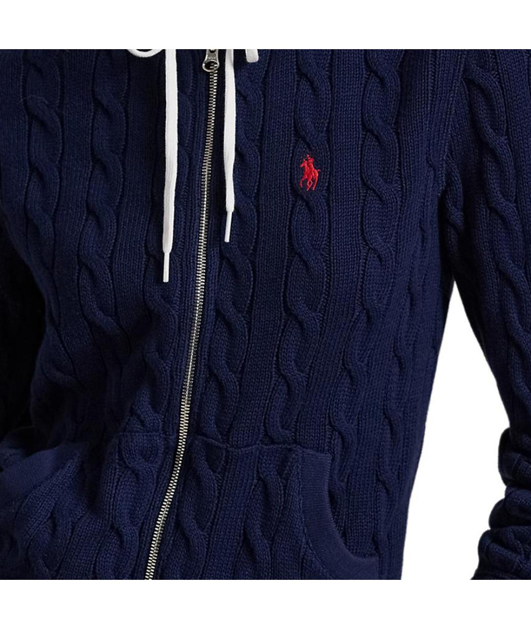 POLO RALPH LAUREN Синий шерстяной джемпер / свитер, фото 5