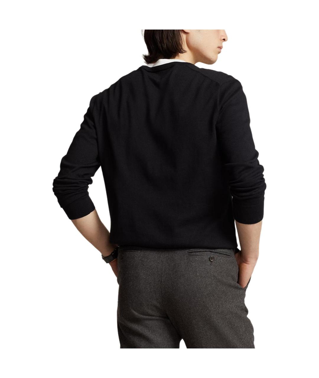 POLO RALPH LAUREN Черный джемпер / свитер, фото 4